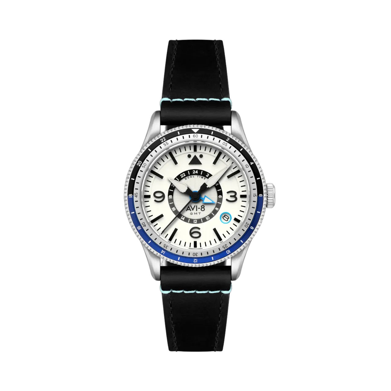 AVI-8 Flyboy Airmaster GMT Automatic White AV412802