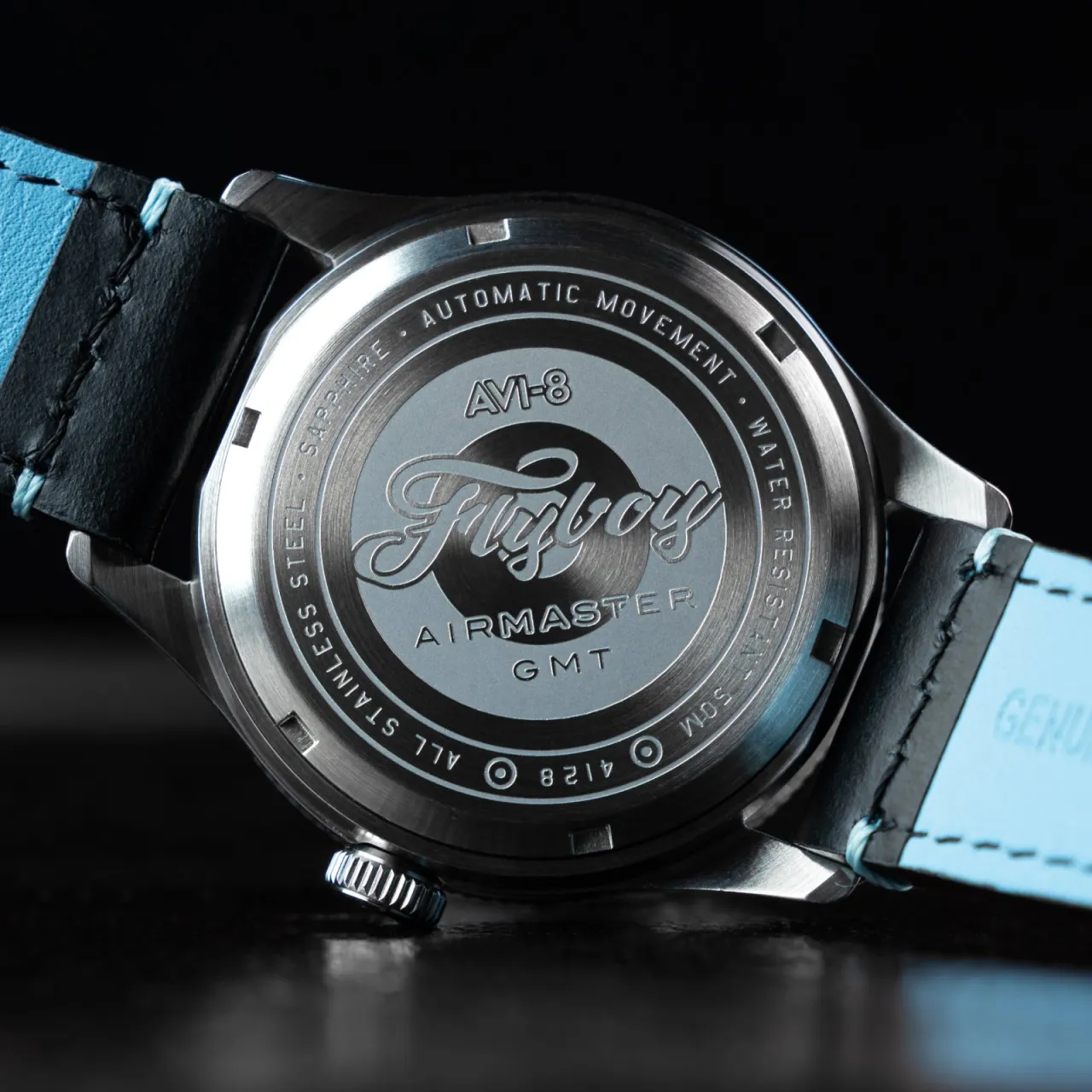 AVI-8 Flyboy Airmaster GMT Automatic White AV412802 detay görseli 5