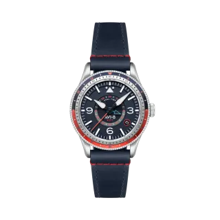 AVI-8 Flyboy Airmaster GMT Automatic Blue AV412804