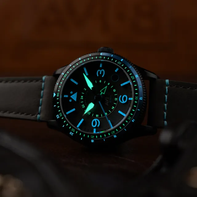 AVI-8 Flyboy Airmaster GMT Automatic Grey AV412805 Görsel 5