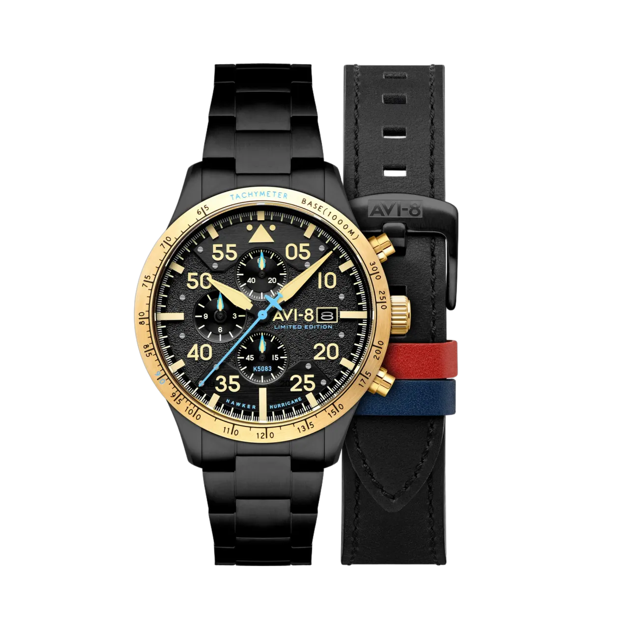 AVI-8 Hawker Hurricane 90th Anniversary Chronograph Limited Edition Altitude Black AV413055