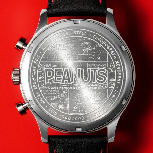 AVI-8 Hawker Hurricane Classic Chronograph Peanuts Snoopy Flying Ace Limited Edition Black AV413201 Görsel 7