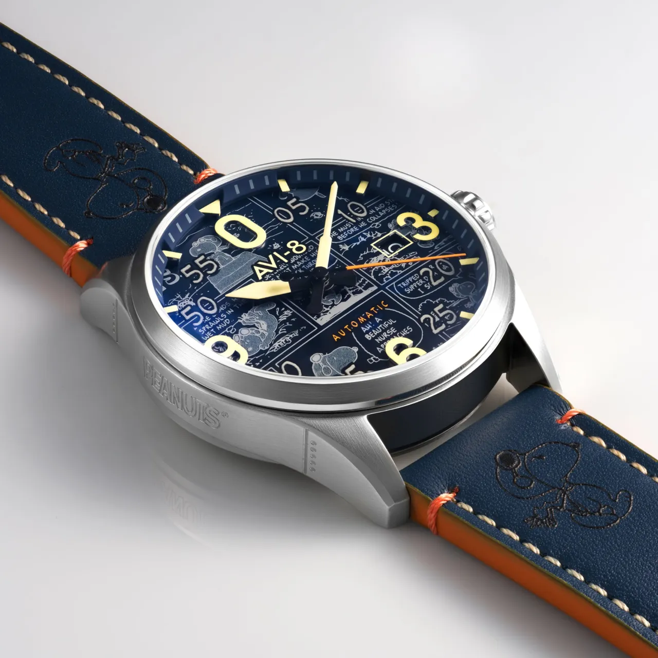 AVI-8 Spitfire Smith Automatic Blue Beagle AV413401 detay görseli 5