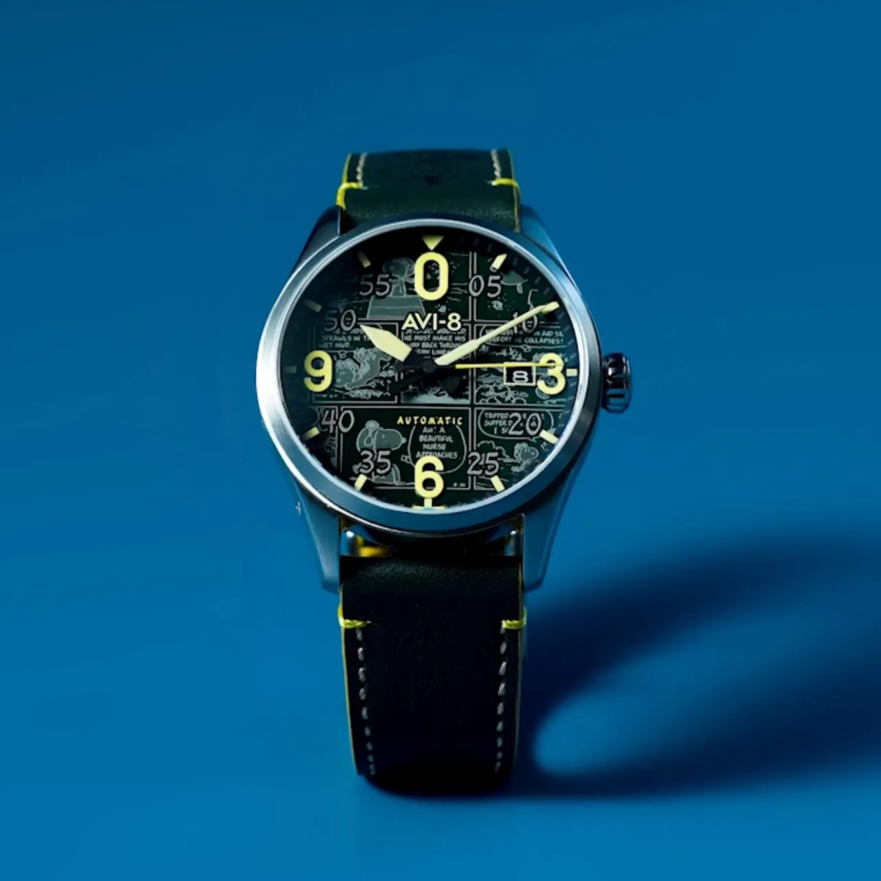 AVI-8 Spitfire Smith Otomatik Yeşil AV413402 detay görseli 1