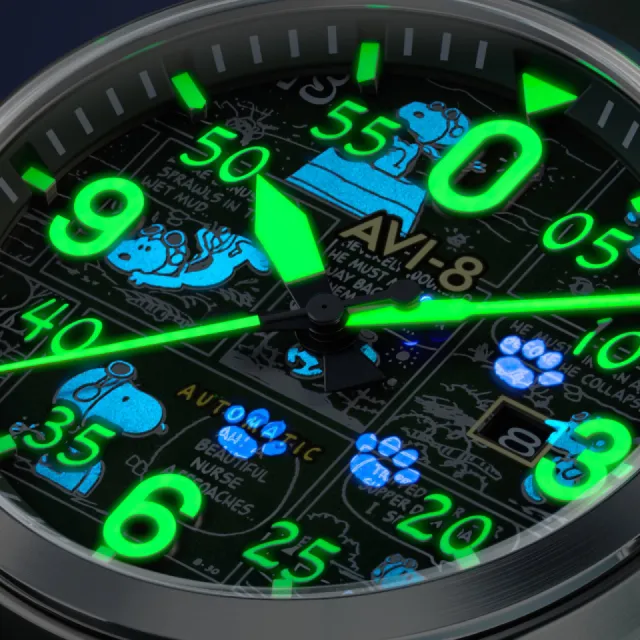 AVI-8 Spitfire Smith Otomatik Yeşil AV413402 Görsel 5