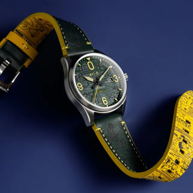 AVI-8 Spitfire Smith Otomatik Yeşil AV413402 Görsel 8