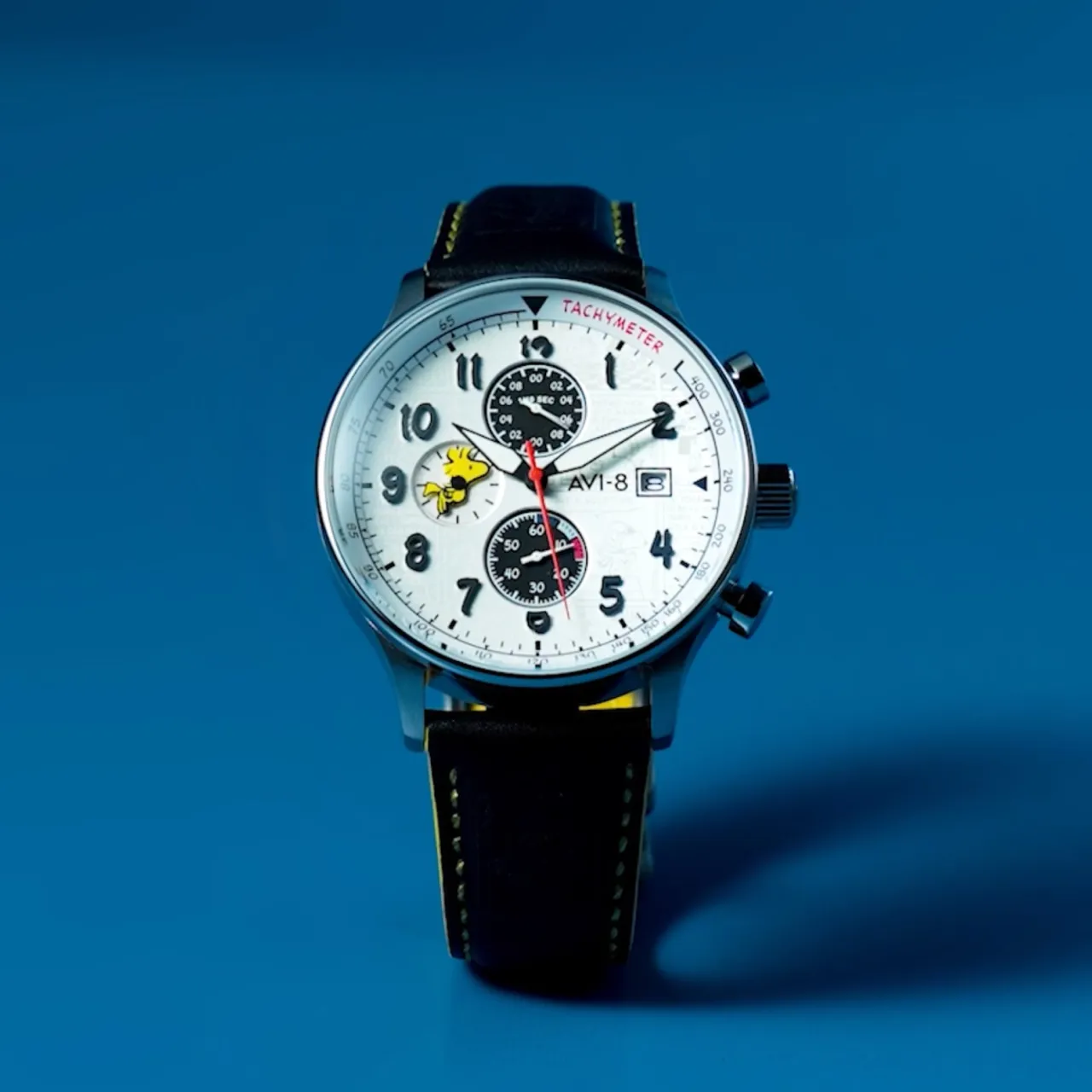 AVI-8 Hawker Hurricane Classic Chronograph Woodstock White AV413501 detay görseli 1