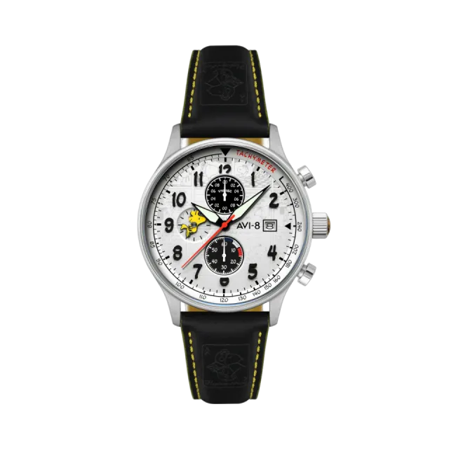 AVI-8 Hawker Hurricane Classic Chronograph Woodstock White AV413501 Görsel 1