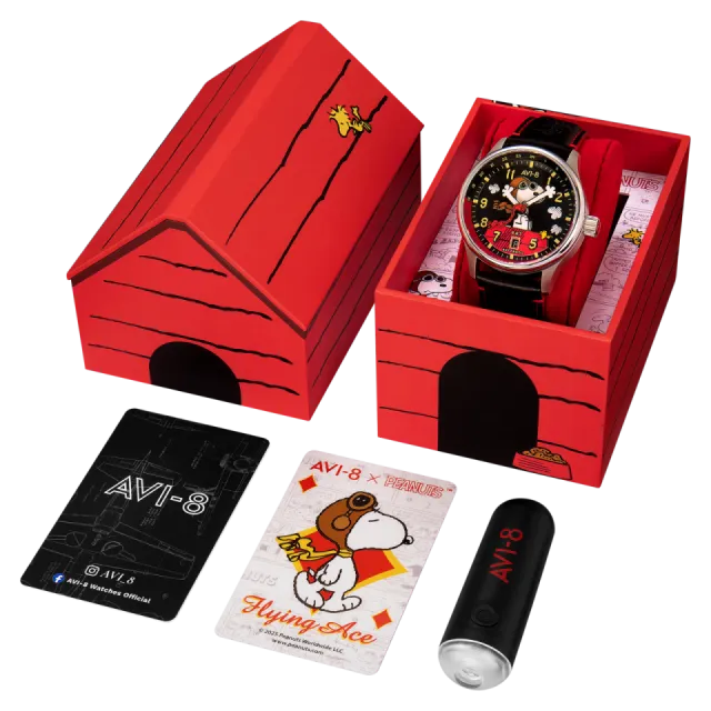 AVI-8 Hawker Hurricane Kent GMT Automatic Black AV413601 Görsel 10