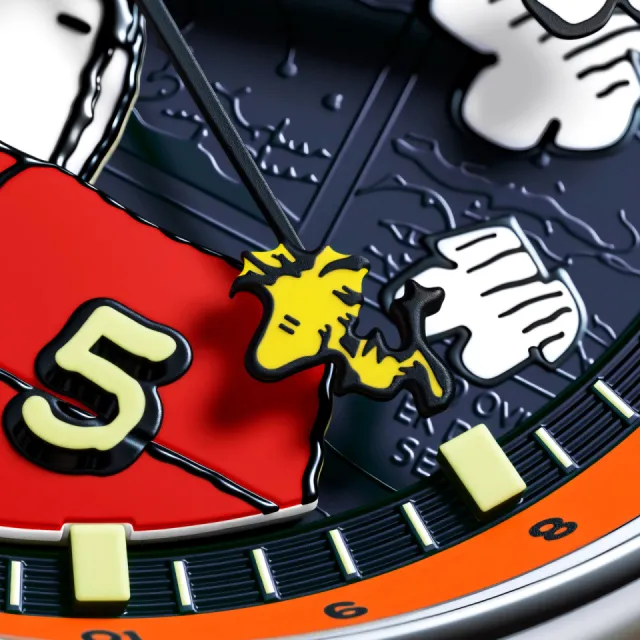 AVI-8 Hawker Hurricane Kent GMT Otomatik Mavi AV413602 Görsel 7