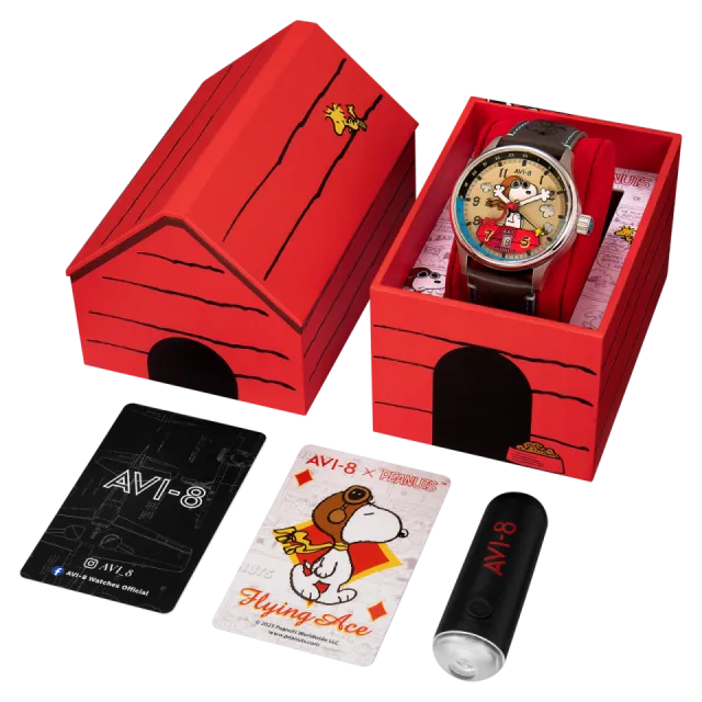 AVI-8 Hawker Hurricane Kent GMT Automatic Cream AV413603 Görsel 10