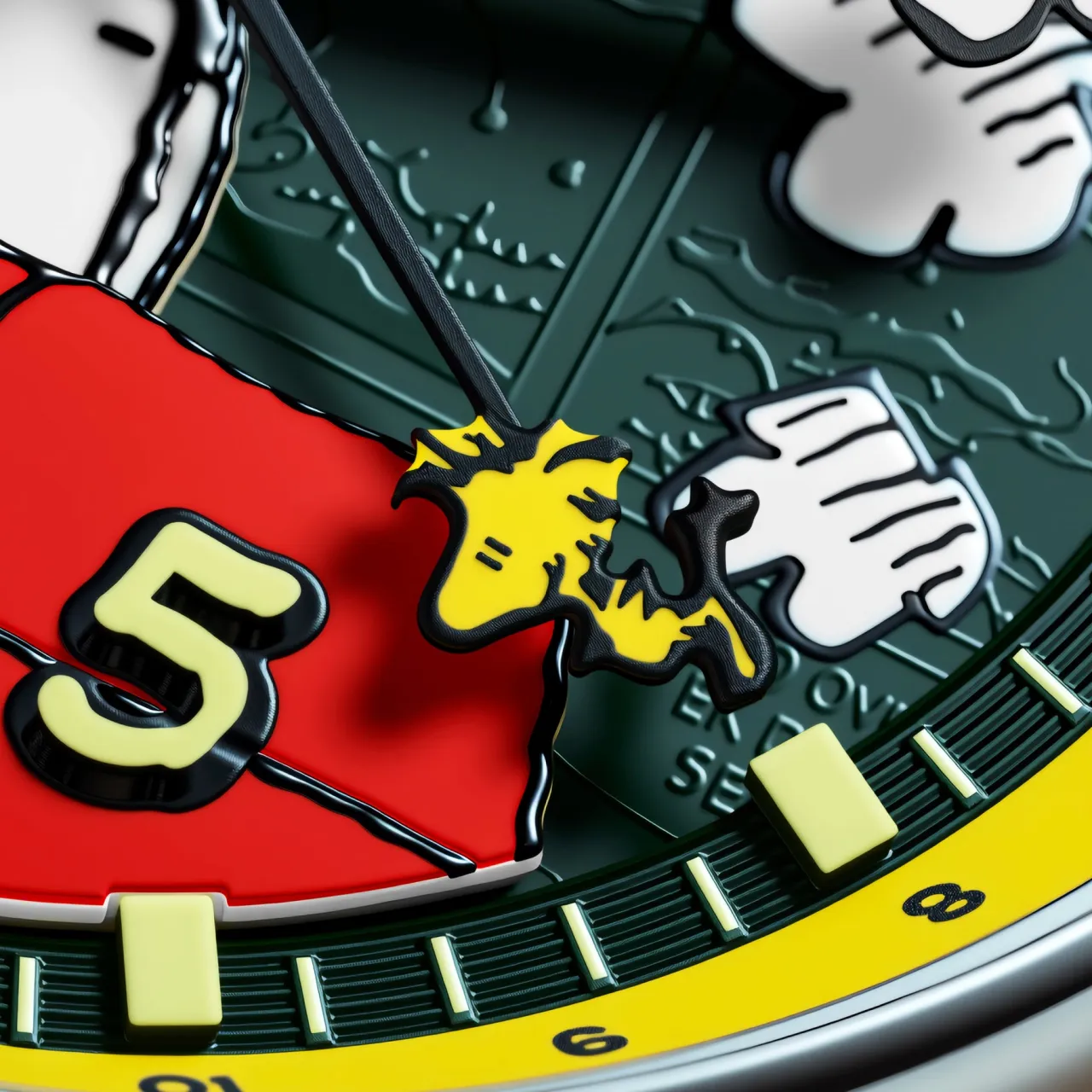AVI-8 Hawker Hurricane Kent GMT Automatic Green AV413604 detay görseli 5