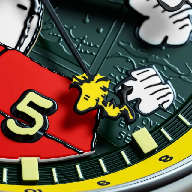 AVI-8 Hawker Hurricane Kent GMT Automatic Green AV413604 Görsel 6