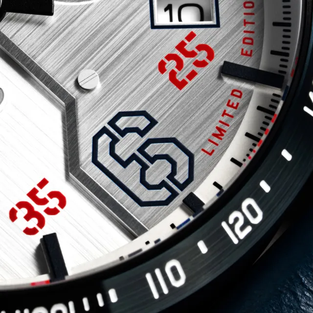 AVI-8 P-51 Mustang Kindelberger Chronograph Slipstream Silver AV414301 Görsel 7