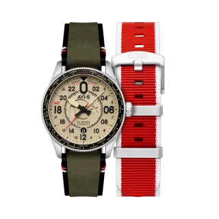 AVI-8 Spitfire Sabiha Gökçen 24 Hour Automatic Gökçen Khaki AV414403