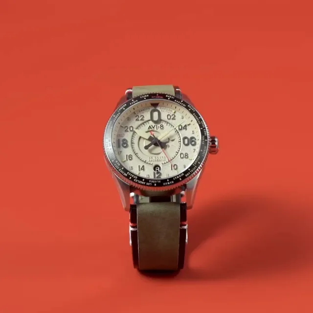AVI-8 Spitfire Sabiha Gökçen 24 Hour Automatic Gökçen Khaki AV414403 Görsel 2