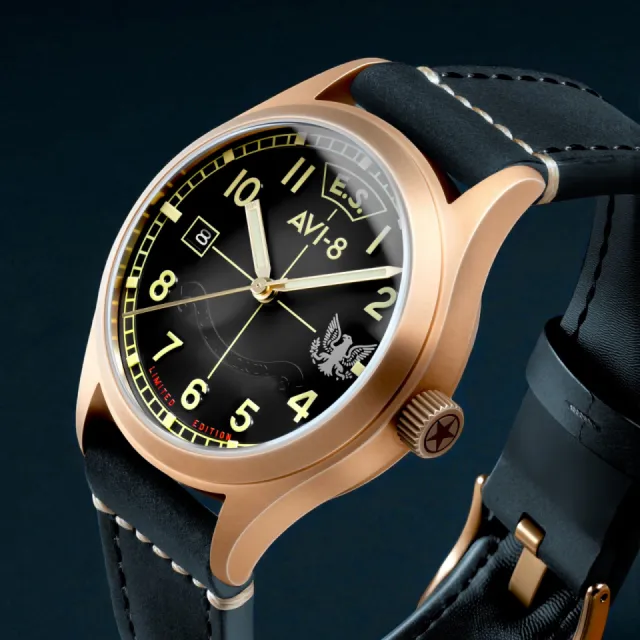 AVI-8 Flyboy Eagle Squadron Automatic Bronze Black AV414501 Görsel 5