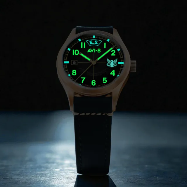 AVI-8 Flyboy Eagle Squadron Automatic Bronze Black AV414501 Görsel 7