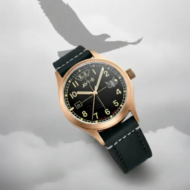 AVI-8 Flyboy Eagle Squadron Automatic Bronze Black AV414501 Görsel 8