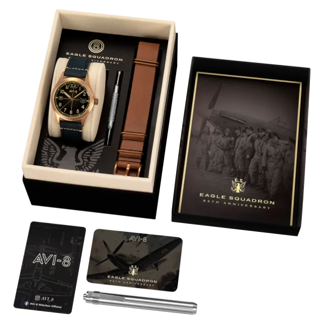 AVI-8 Flyboy Eagle Squadron Automatic Bronze Black AV414501 Görsel 9