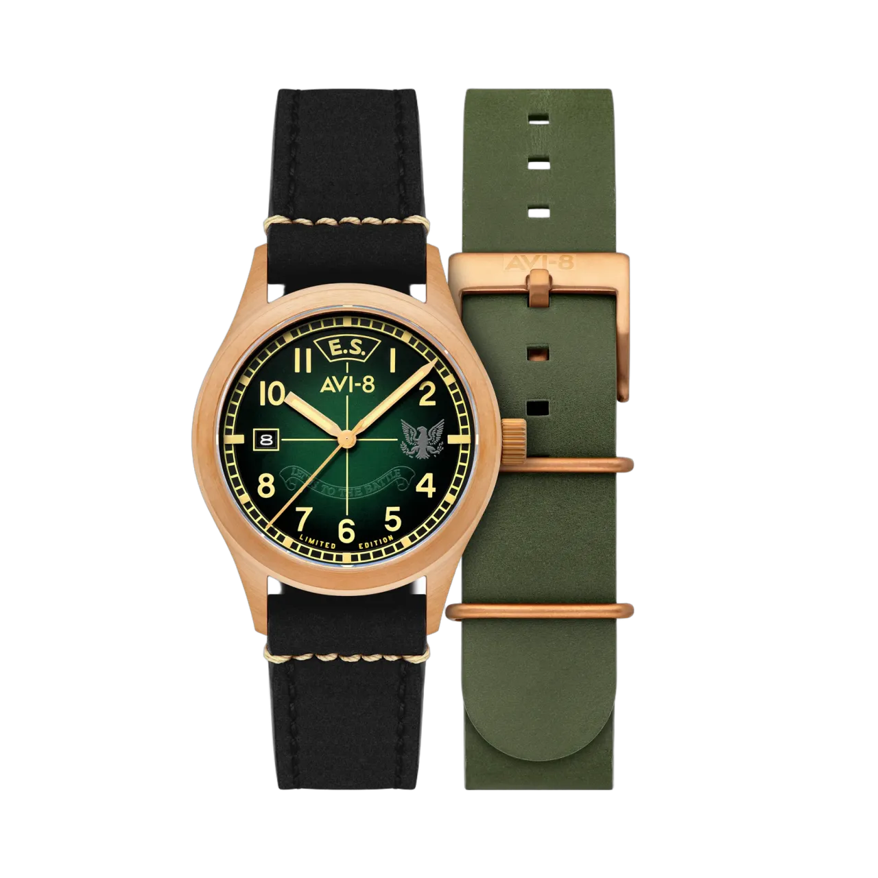 AVI-8 Flyboy Eagle Squadron Otomatik Yeşil AV414503