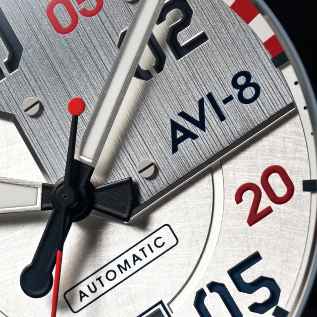 AVI-8 P-51 Mustang Hitchcock Automatic Silver AV414601 Görsel 7