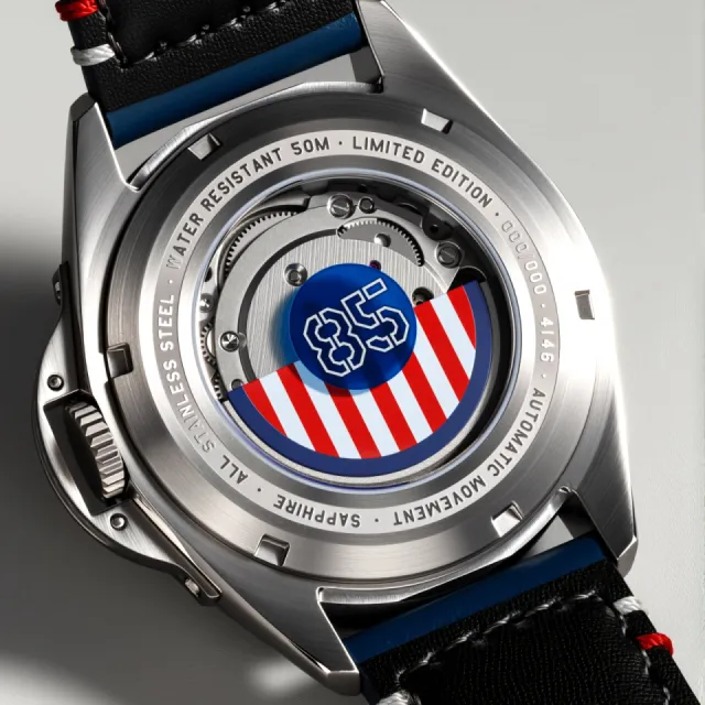 AVI-8 P-51 Mustang Hitchcock Automatic Silver AV414601 Görsel 8