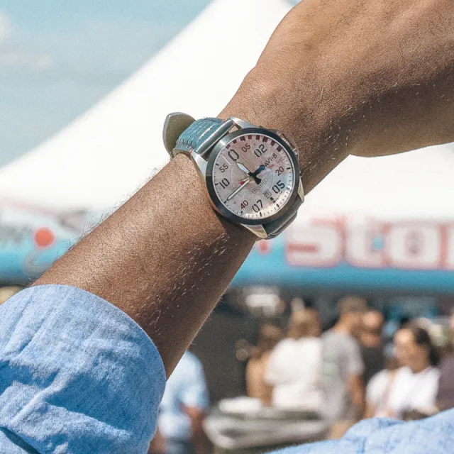 AVI-8 P-51 Mustang Hitchcock Automatic Silver AV414601 Görsel 9