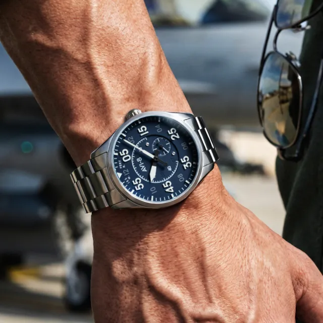 AVI-8 Spitfire Type 300 Automatic Blue AV414711 Görsel 2