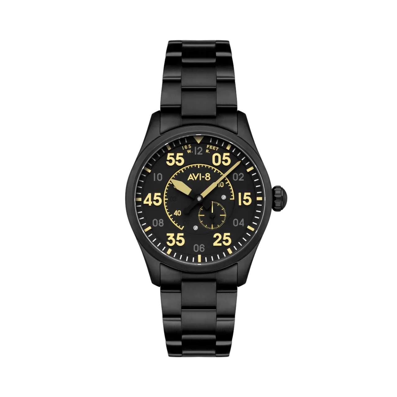 AVI-8 Spitfire Type 300 Automatic Black AV414744