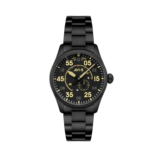 AVI-8 Spitfire Type 300 Automatic Black AV414744