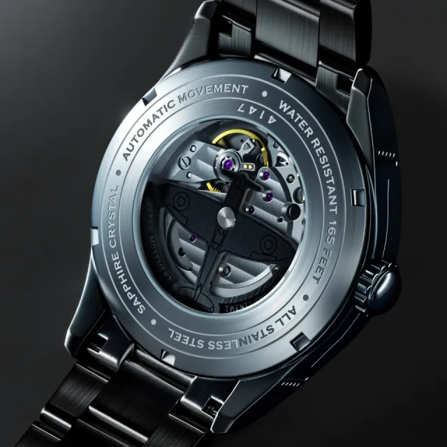 AVI-8 Spitfire Type 300 Automatic Black AV414744 Görsel 5