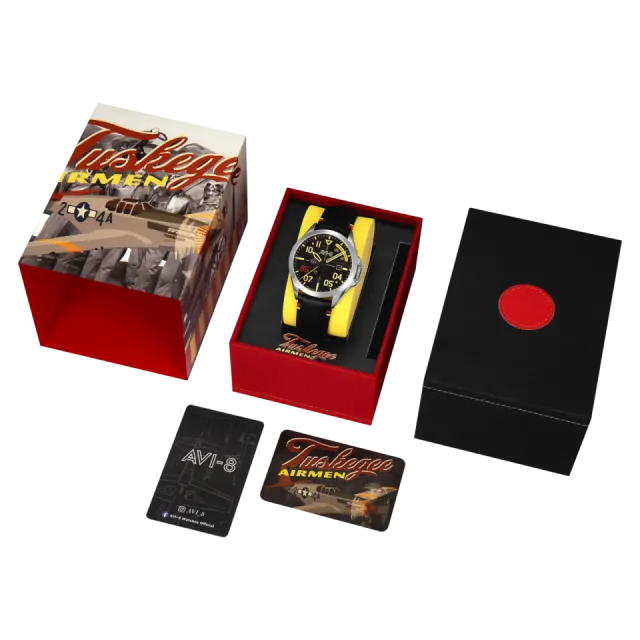 AVI-8 P-51 Mustang Patriot Automatic Black AV414801 Görsel 10