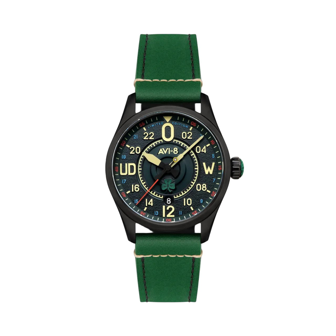 AVI-8 Spitfire Smith 24 Hour Automatic Paddy Green AV415401