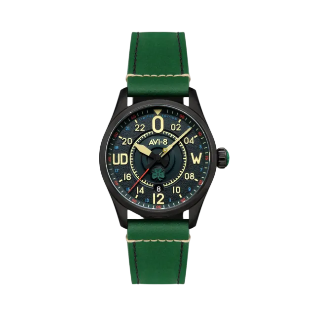 AVI-8 Spitfire Smith 24 Hour Automatic Paddy Green AV415401 Görsel 1