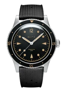 Baltic Aquascaphe Classic Black Gilt Otomatik