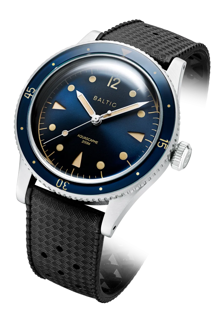 Baltic Aquascaphe Classic Blue Gilt Otomatik detay görseli 1