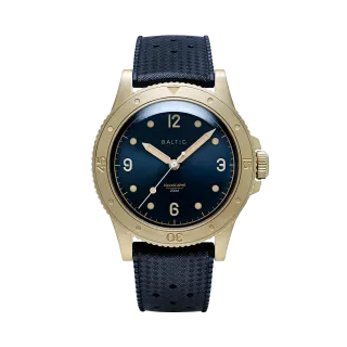 Baltic Aquascaphe Bronze Blue Gilt Otomatik