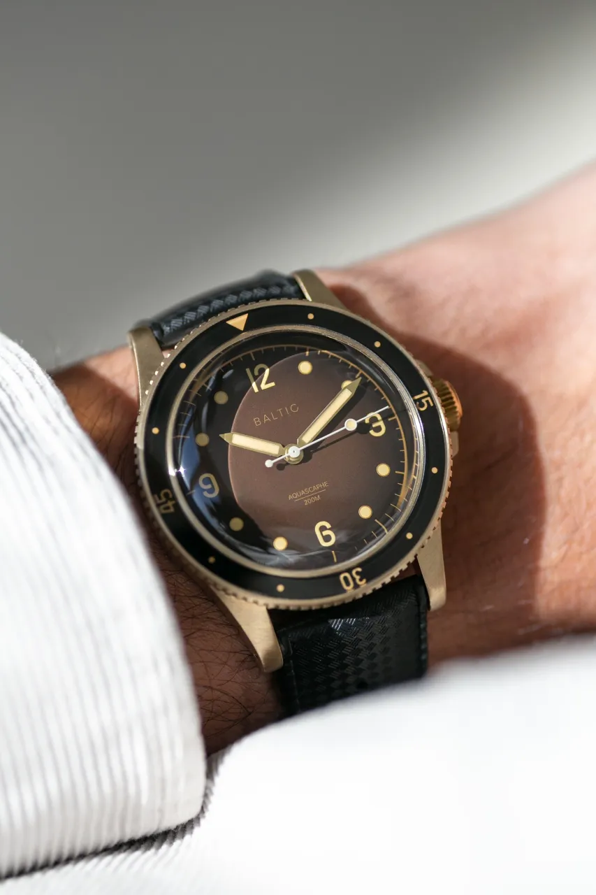 Baltic Aquascaphe Bronze Brown Otomatik detay görseli 5