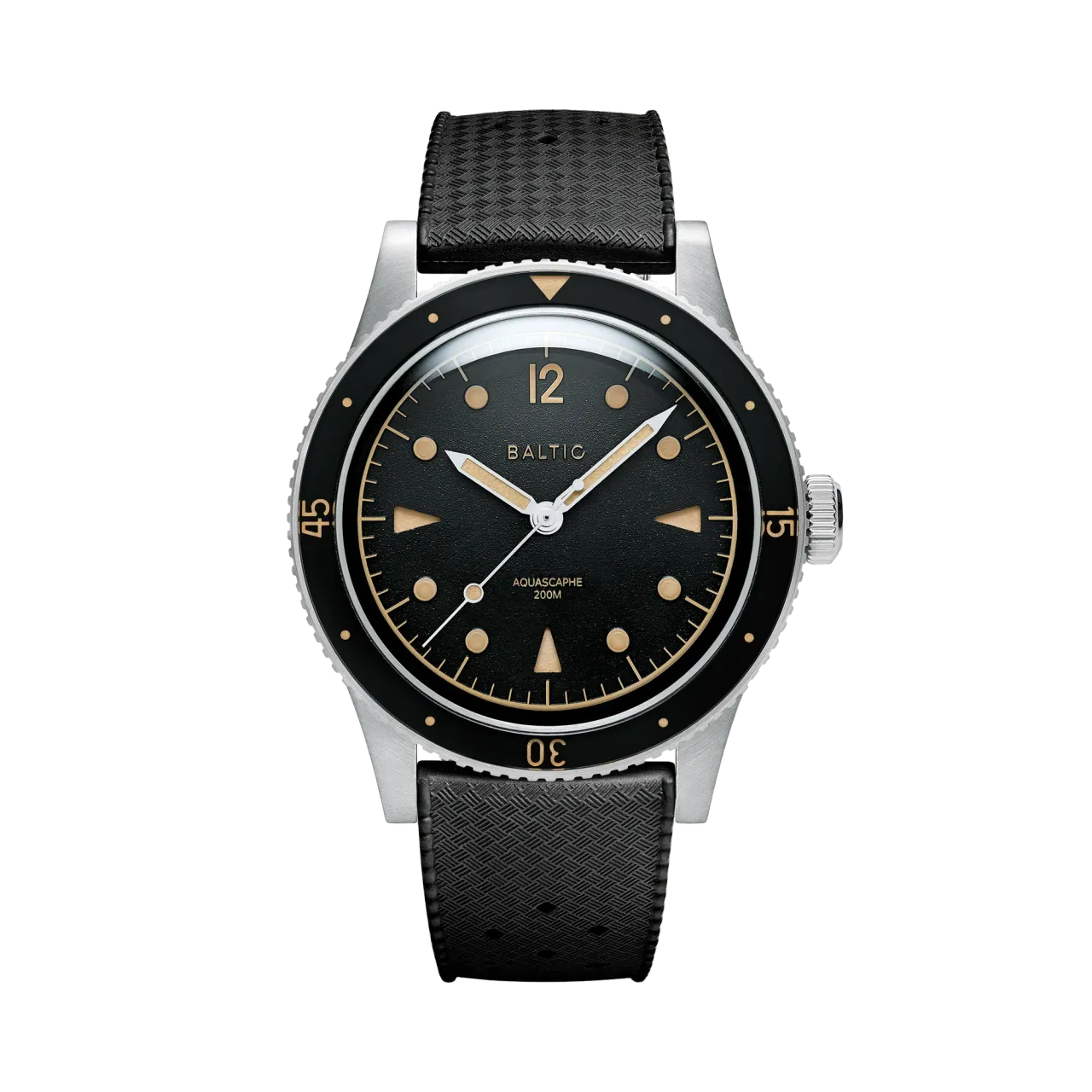 Baltic Aquascaphe Classic Black Gilt Otomatik