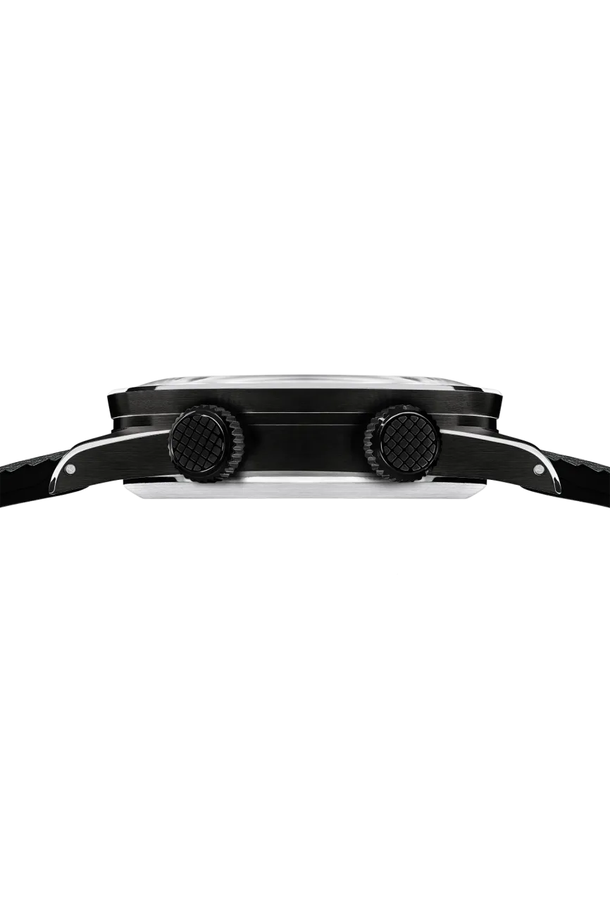 Baltic Aquascaphe Dual-Crown PVD Black Otomatik 39mm detay görseli 2