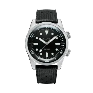 Baltic Aquascaphe Dual-Crown Black Otomatik