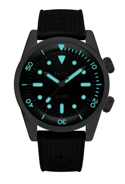 Baltic Aquascaphe Dual-Crown Black Otomatik Görsel 4