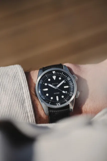 Baltic Aquascaphe Dual-Crown Black Otomatik Görsel 5