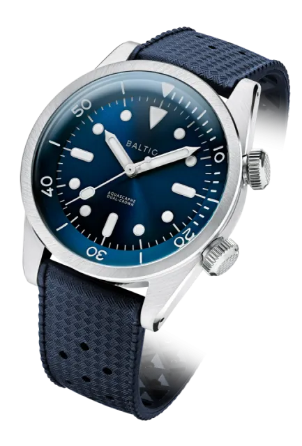 Baltic Aquascaphe Dual-Crown Mavi Otomatik Görsel 2