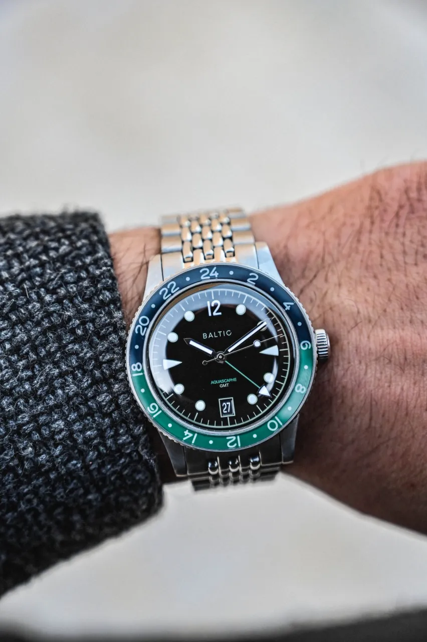 Baltic Aquascaphe GMT Green Otomatik detay görseli 4