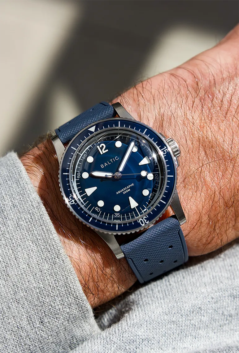 Baltic Aquascaphe MK2 Blue Otomatik detay görseli 3