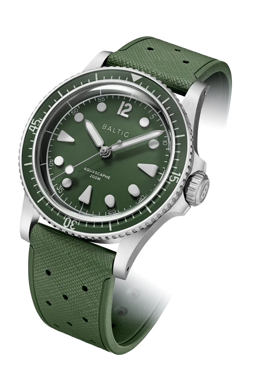 Baltic Aquascaphe MK2 Green 37 mm Otomatik detay görseli 1