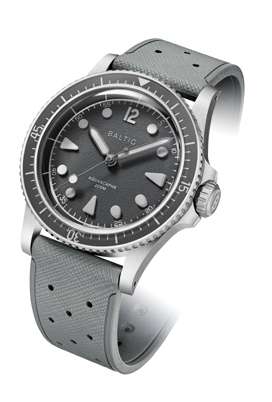 Baltic Aquascaphe MK2 Grained Grey 37mm Otomatik detay görseli 1