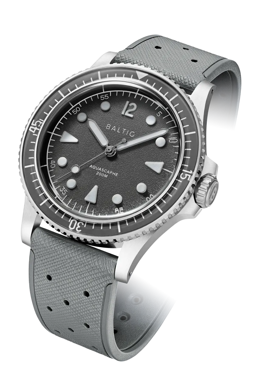 Baltic Aquascaphe MK2 Grained Grey Otomatik detay görseli 1